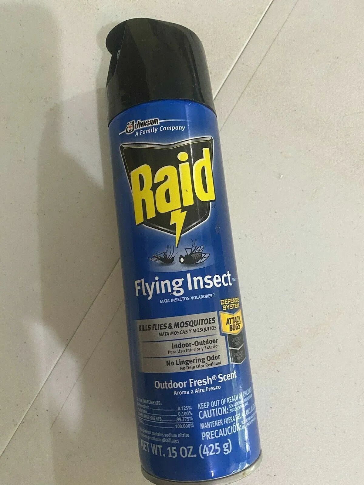 (2) Raid Flying Insect Killer Aerosol Insects Outdoor Fresh Scent 15oz 1672099