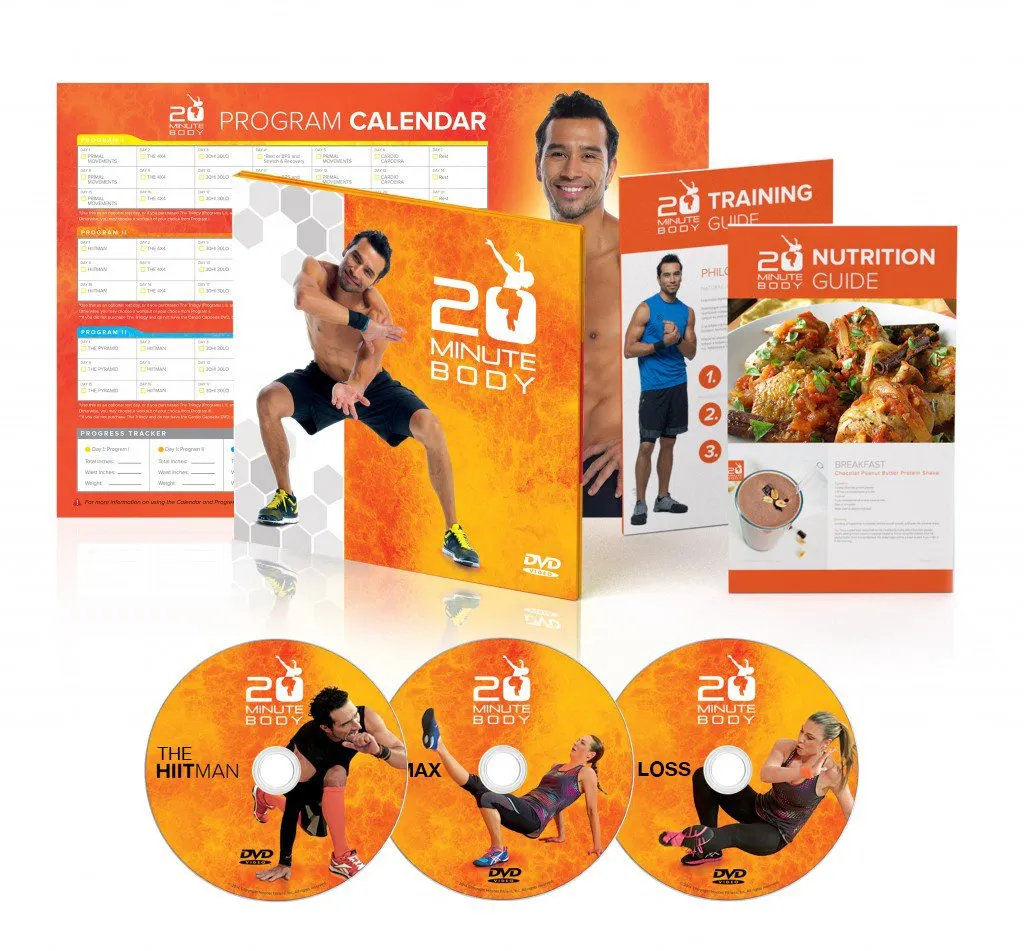 20 MINUTE BODY PROGRAM 2 DVDs