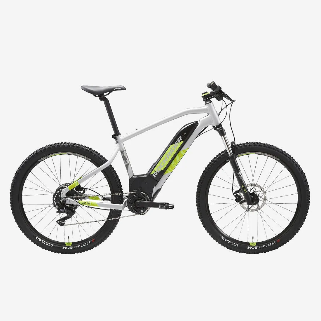 27.5 Inch Electric Mountain Bike E-ST 520 - Grey/Yellow