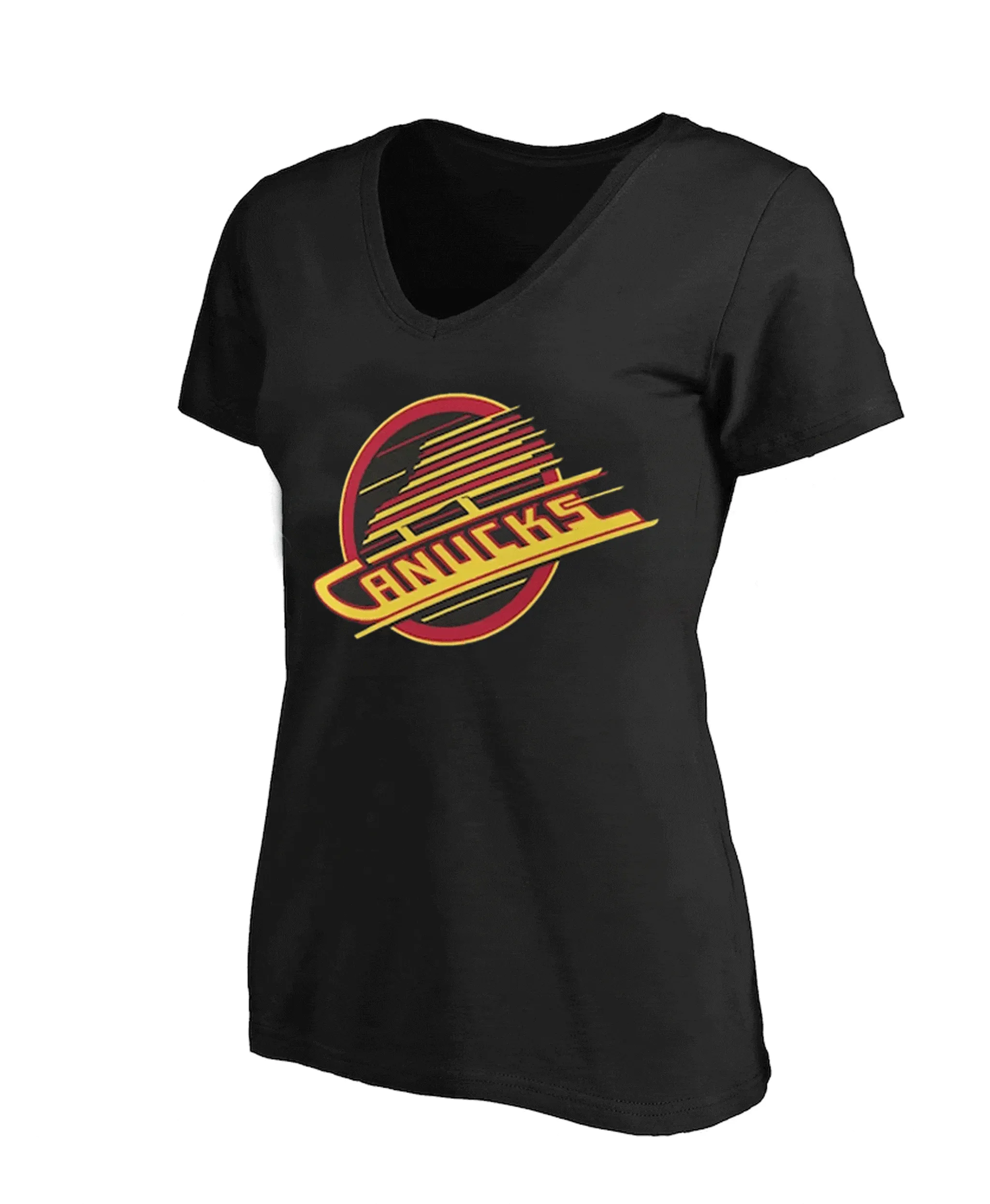 47 Brand NHL Women's V Neck - Vancouver Canucks Skate