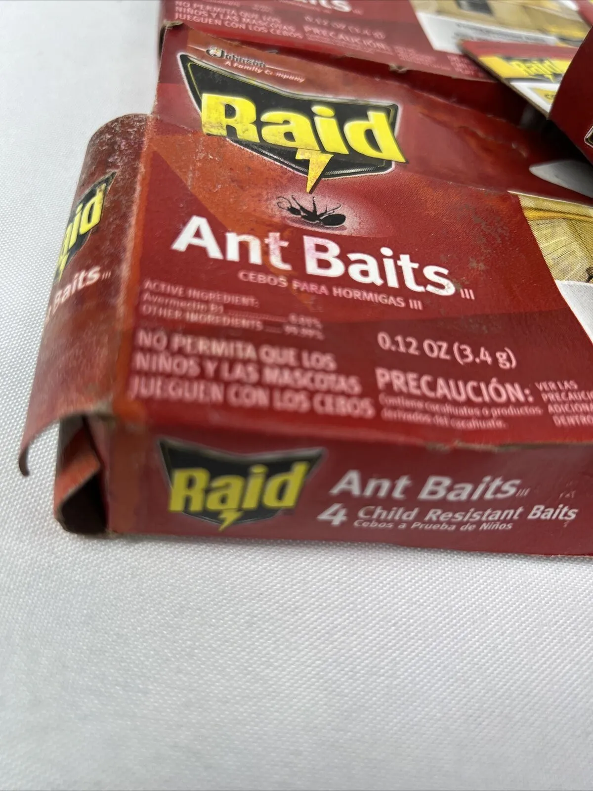 (5) Raid Indoor Outdoor Ant Baits Kill Colony 4ea Child Resistant 20 Traps Ttl