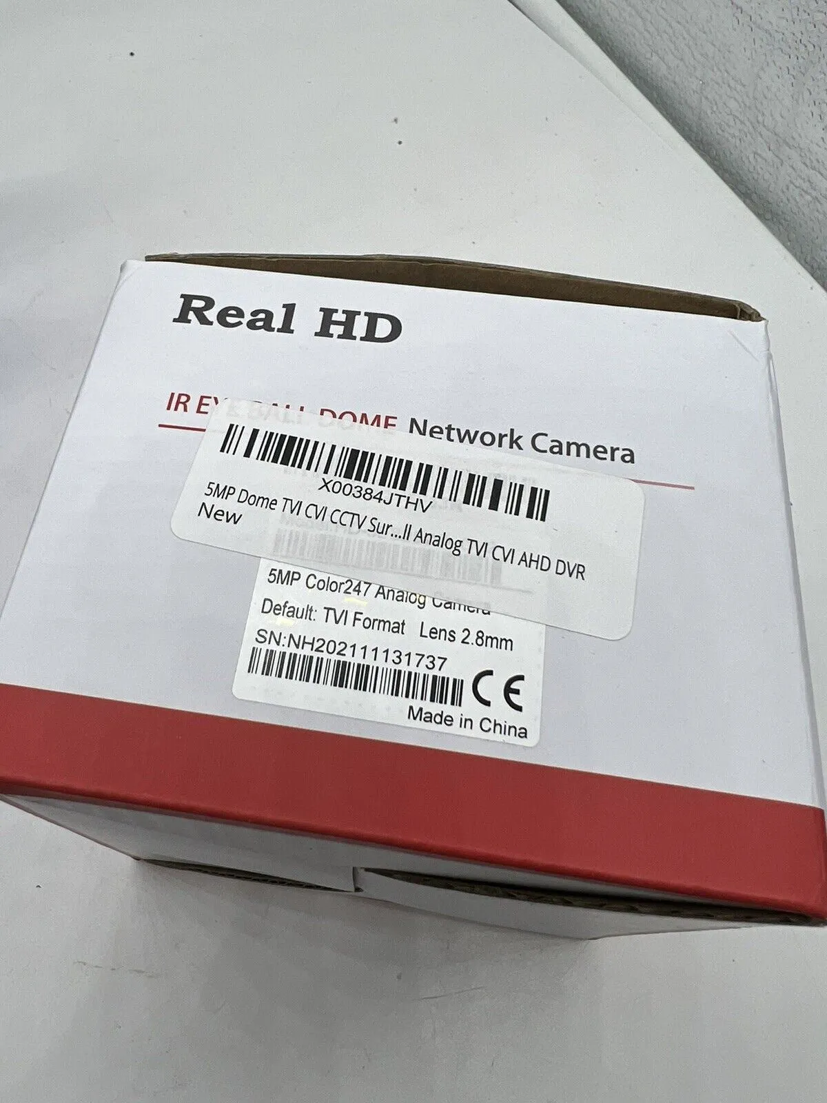 5MP Dome TVI CCTV Security Camera Outdoor led  Full Color Night 2.8mm Wide View
