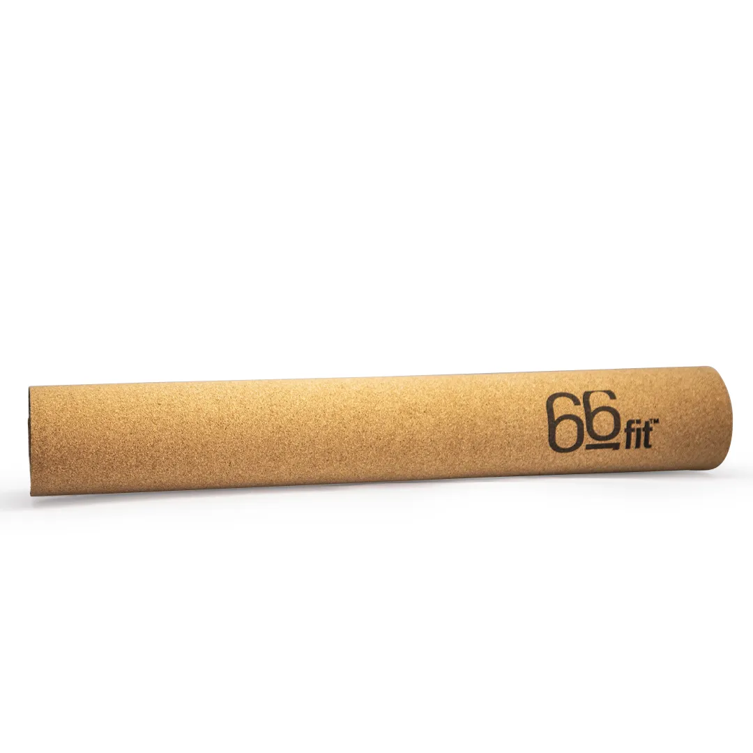 66fit Essence Cork Yoga Mat - 183cm x 61cm