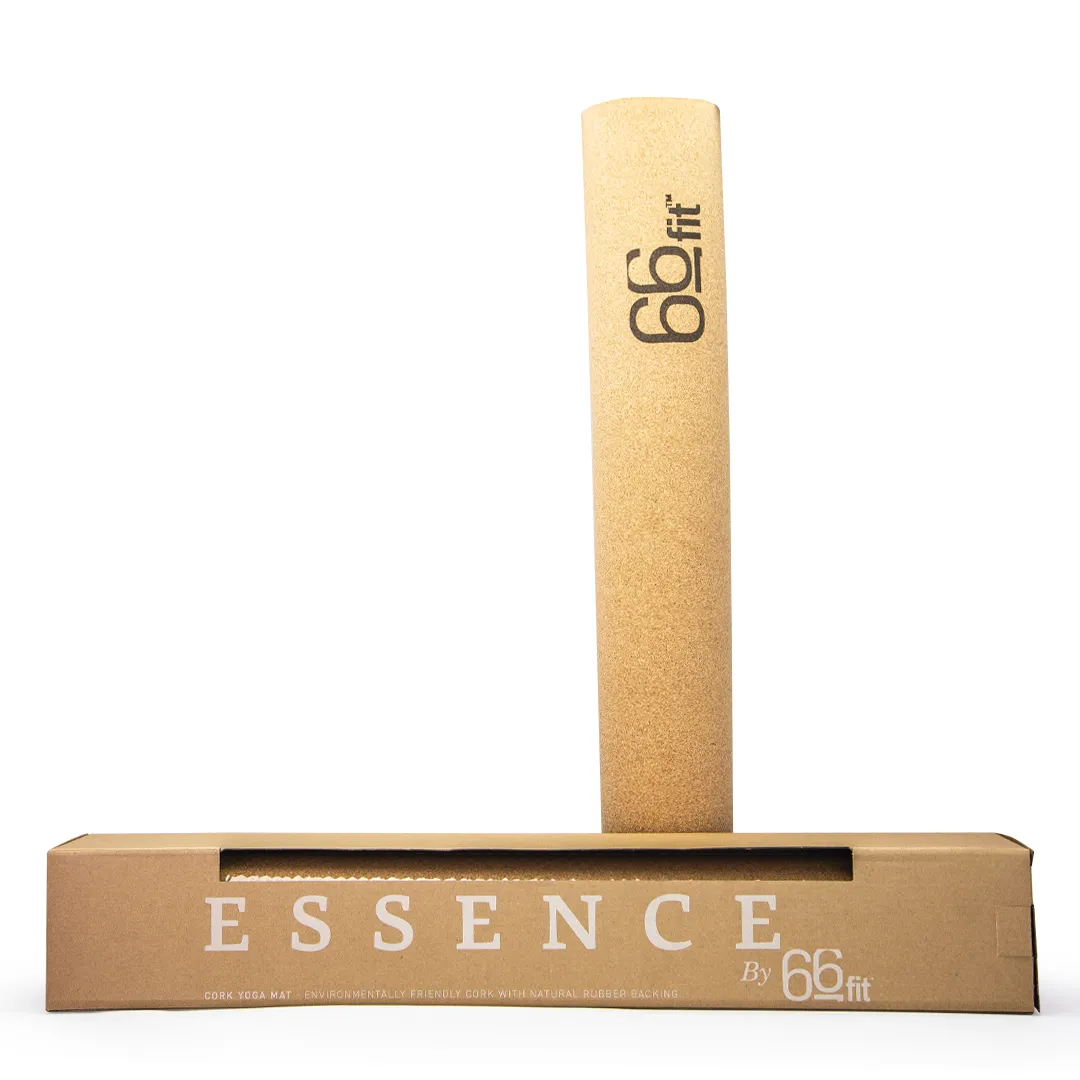 66fit Essence Cork Yoga Mat - 183cm x 61cm
