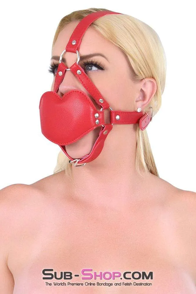 7935DL-SIS      Red Lips Blow Job Trainer Thick Sissy Slave Penis Gag Dungeon Mistress Trainer