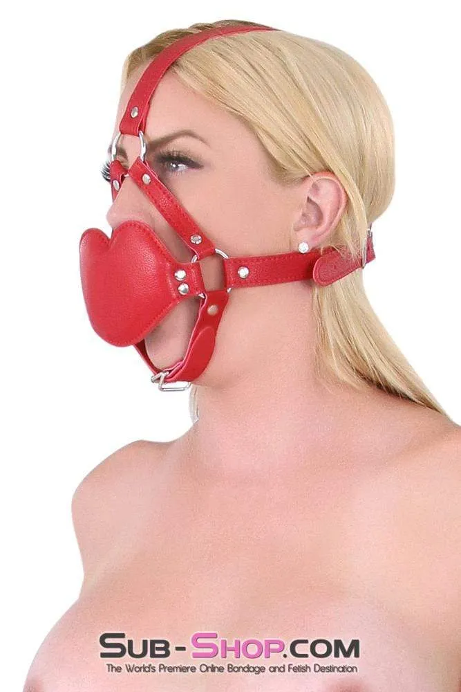 7935DL-SIS      Red Lips Blow Job Trainer Thick Sissy Slave Penis Gag Dungeon Mistress Trainer