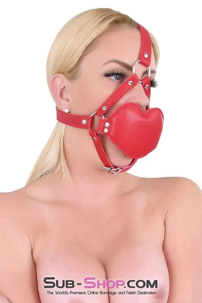7935DL-SIS      Red Lips Blow Job Trainer Thick Sissy Slave Penis Gag Dungeon Mistress Trainer