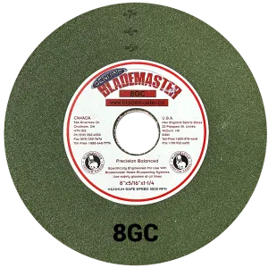 8" SKATE SHARPENING GRINDING WHEEL - GREEN (8GC)