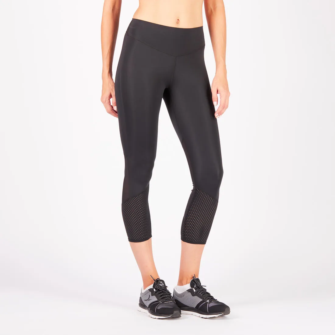 900 Women's 7/8 Cardio Fitness Leggings - Black