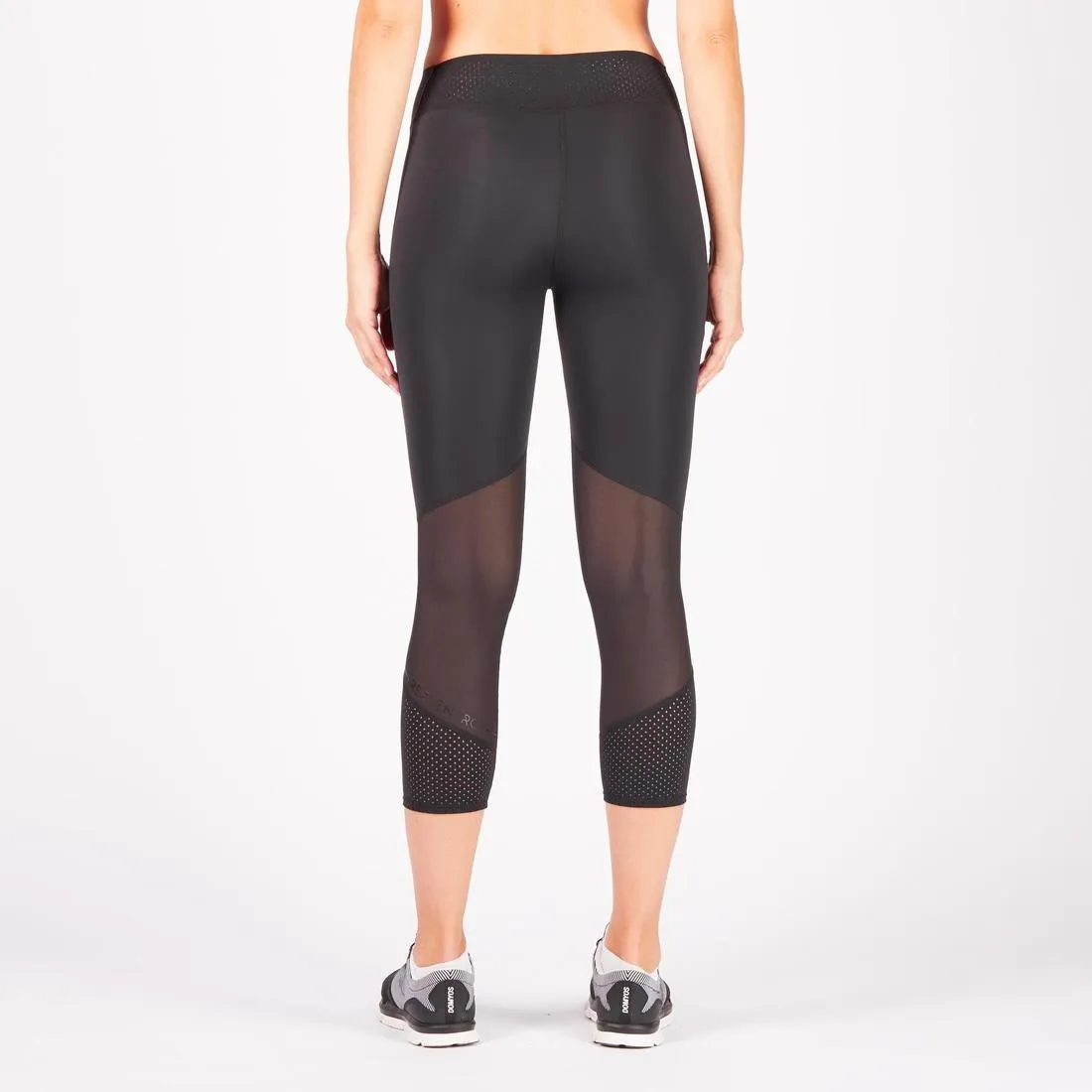 900 Women's 7/8 Cardio Fitness Leggings - Black