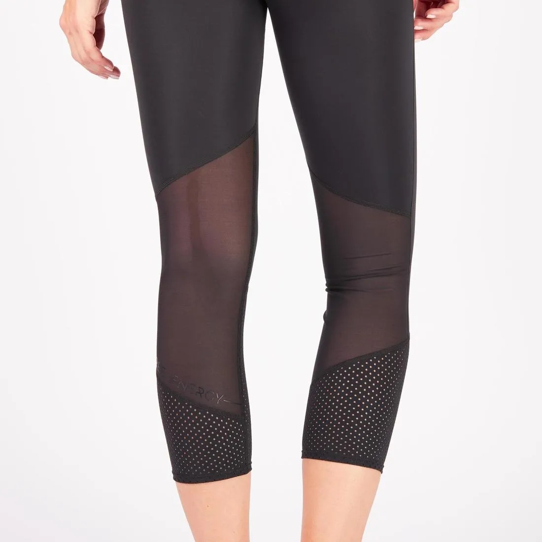 900 Women's 7/8 Cardio Fitness Leggings - Black