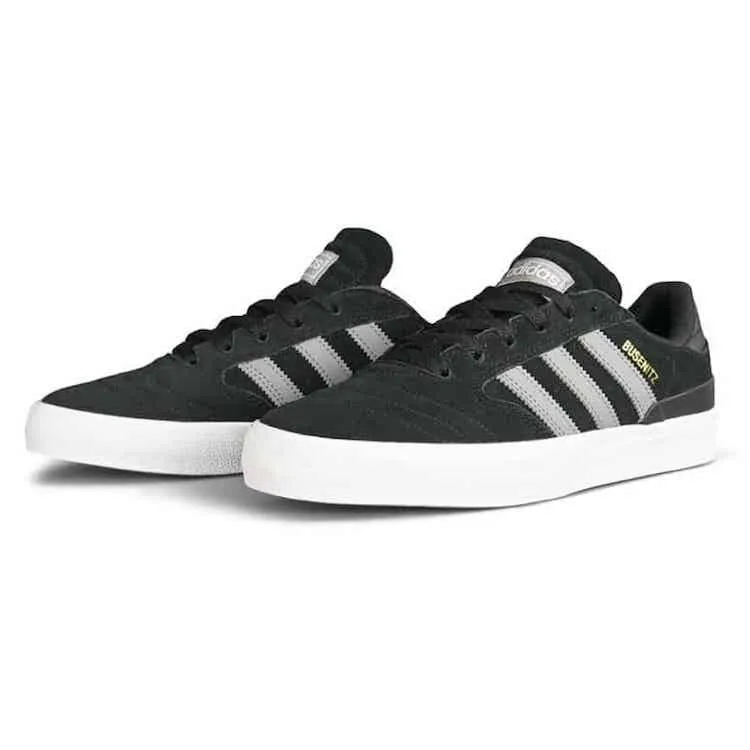 Adidas Skateboarding Busenitz Vulc II Black/Grey/White Shoes