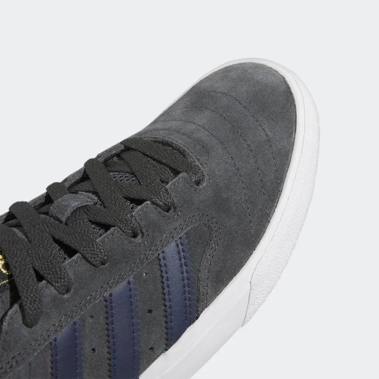 Adidas Skateboarding Busenitz Vulc II Carbon/Legend Ink/Gold Metallic Shoes