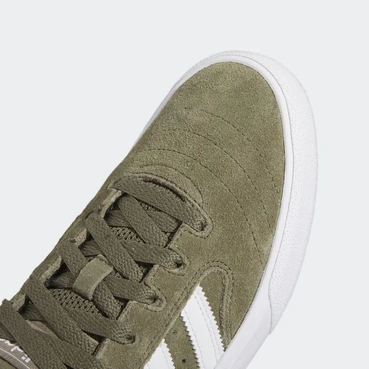 Adidas Skateboarding Busenitz Vulc II Olive Strata/Cloud White/Gold Metallic Shoes