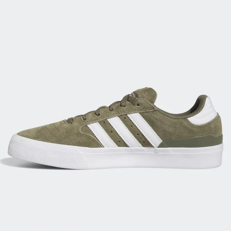 Adidas Skateboarding Busenitz Vulc II Olive Strata/Cloud White/Gold Metallic Shoes
