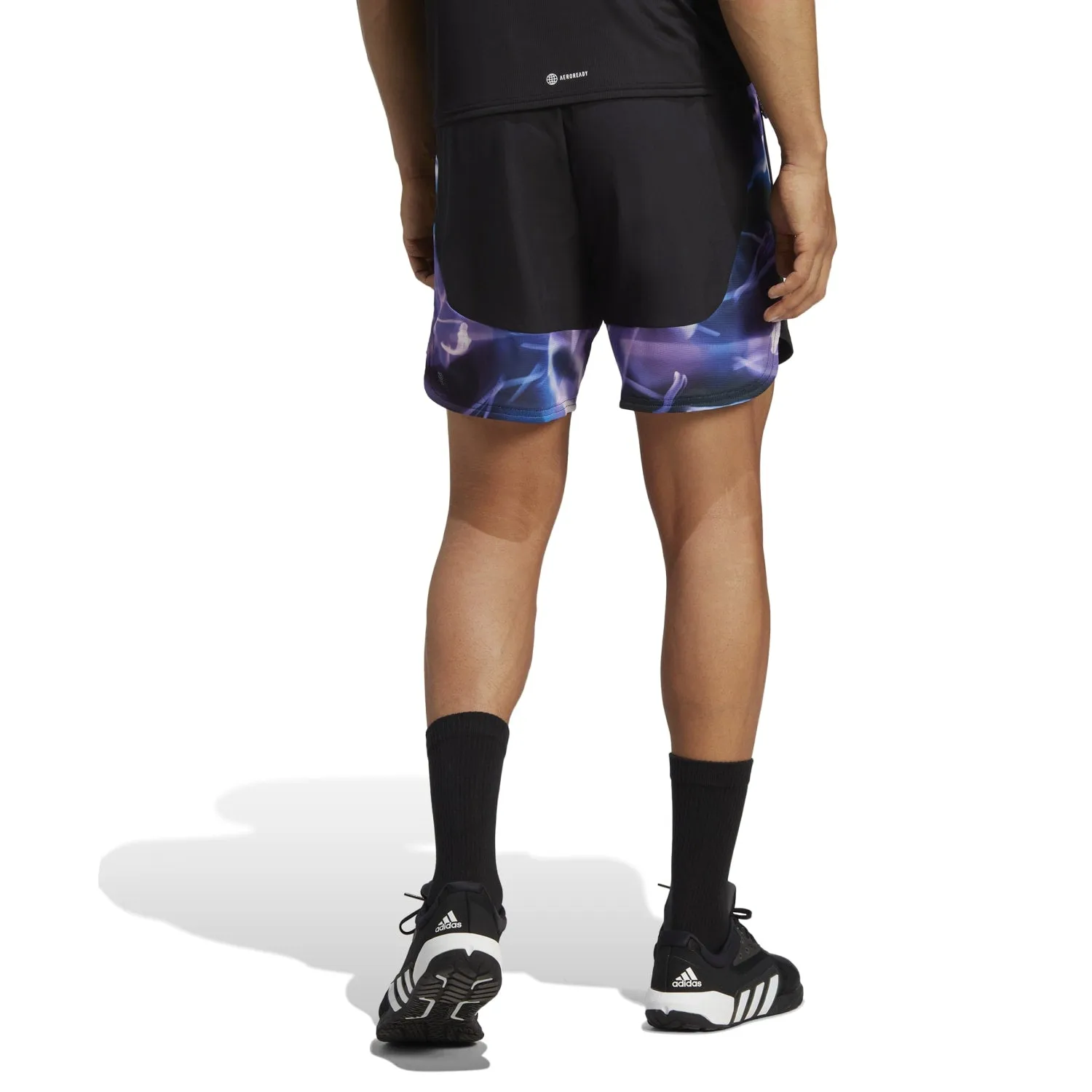 Adidas Training Men Designed For Movement HIIT Training Shorts 7" Black IB7912