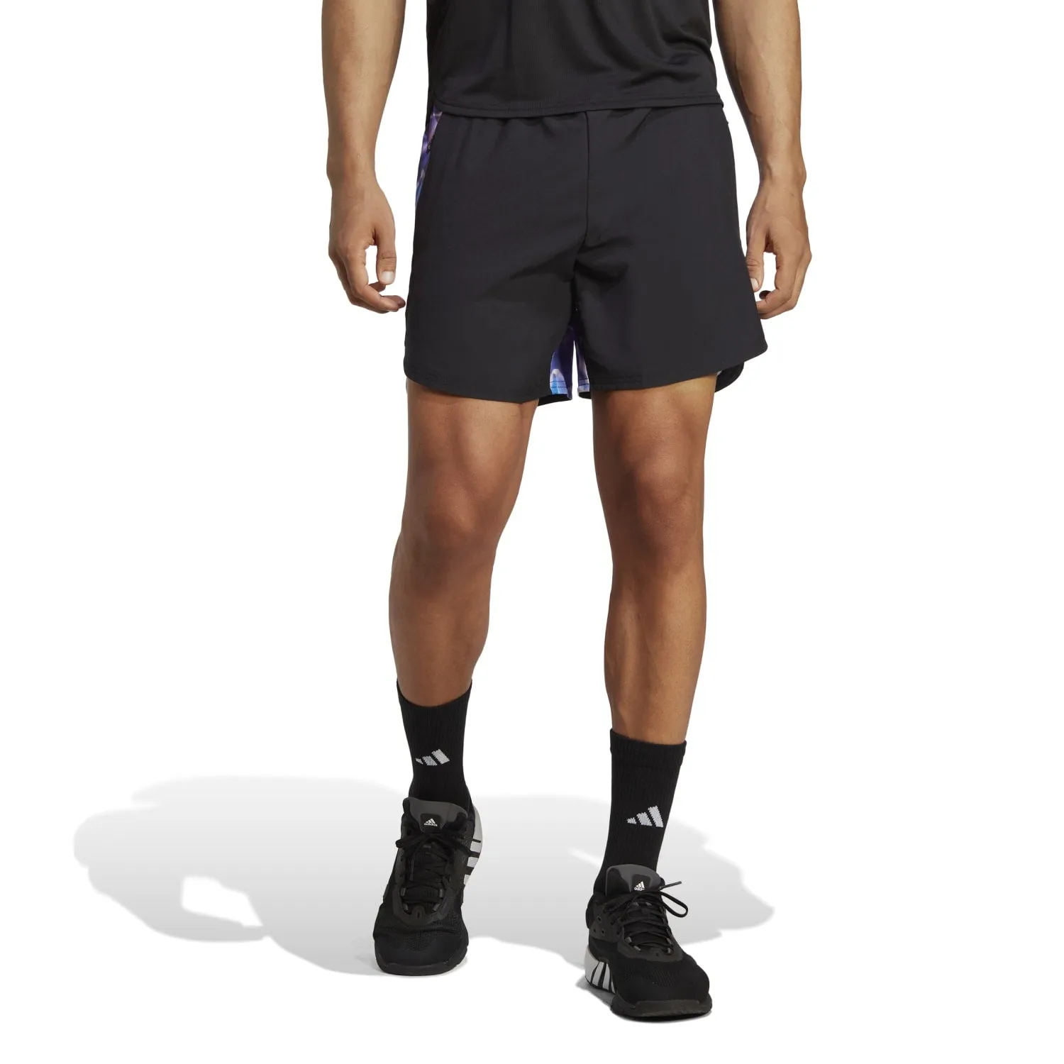 Adidas Training Men Designed For Movement HIIT Training Shorts 7" Black IB7912