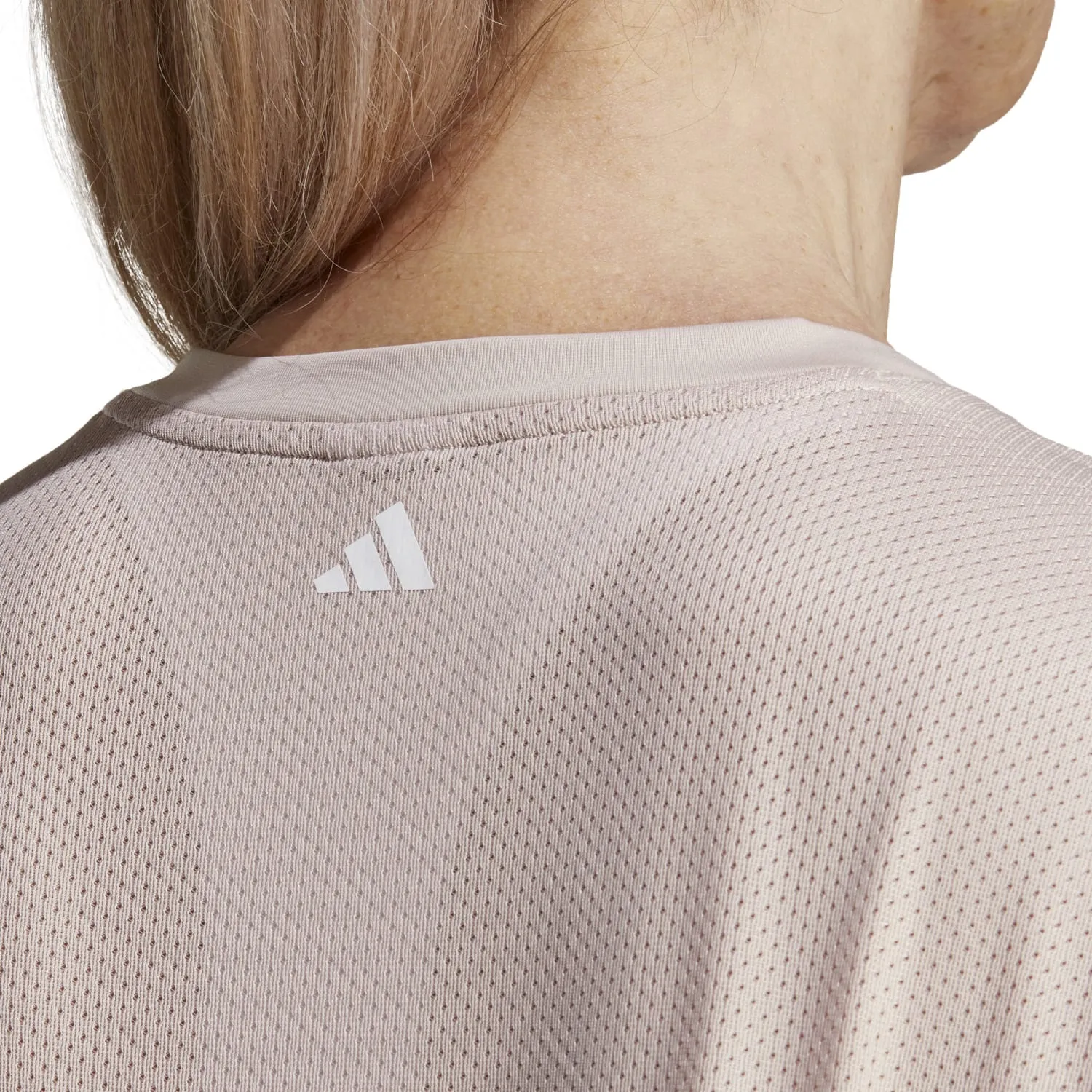 Adidas Training Women HIIT AEROREADY Quickburn Training Tee Wonder Taupe HY5412