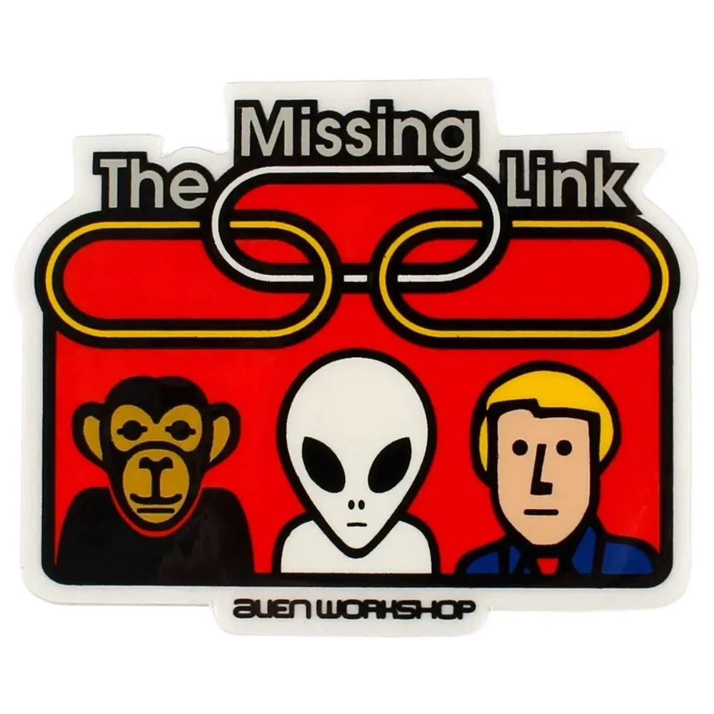 Alien Workshop - Missing Link 3" Sticker