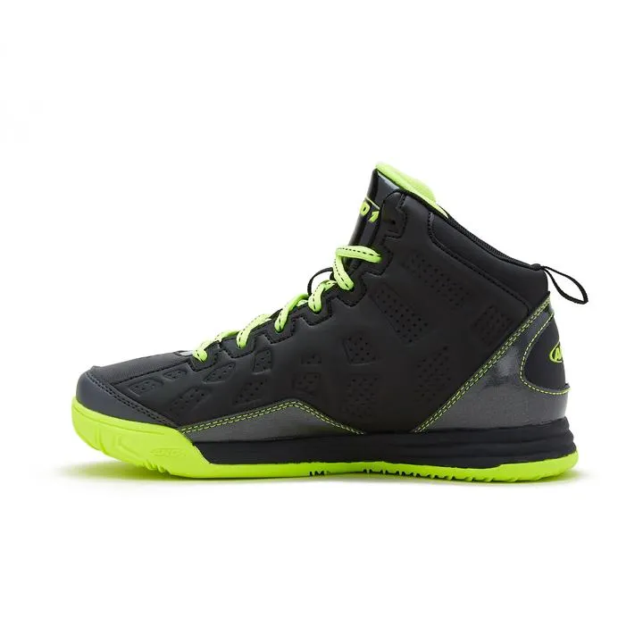 AND1 SHOW OUT CHARCOAL GREY/NEON GREEN