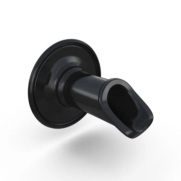 Antique Round Black Wall Scupper