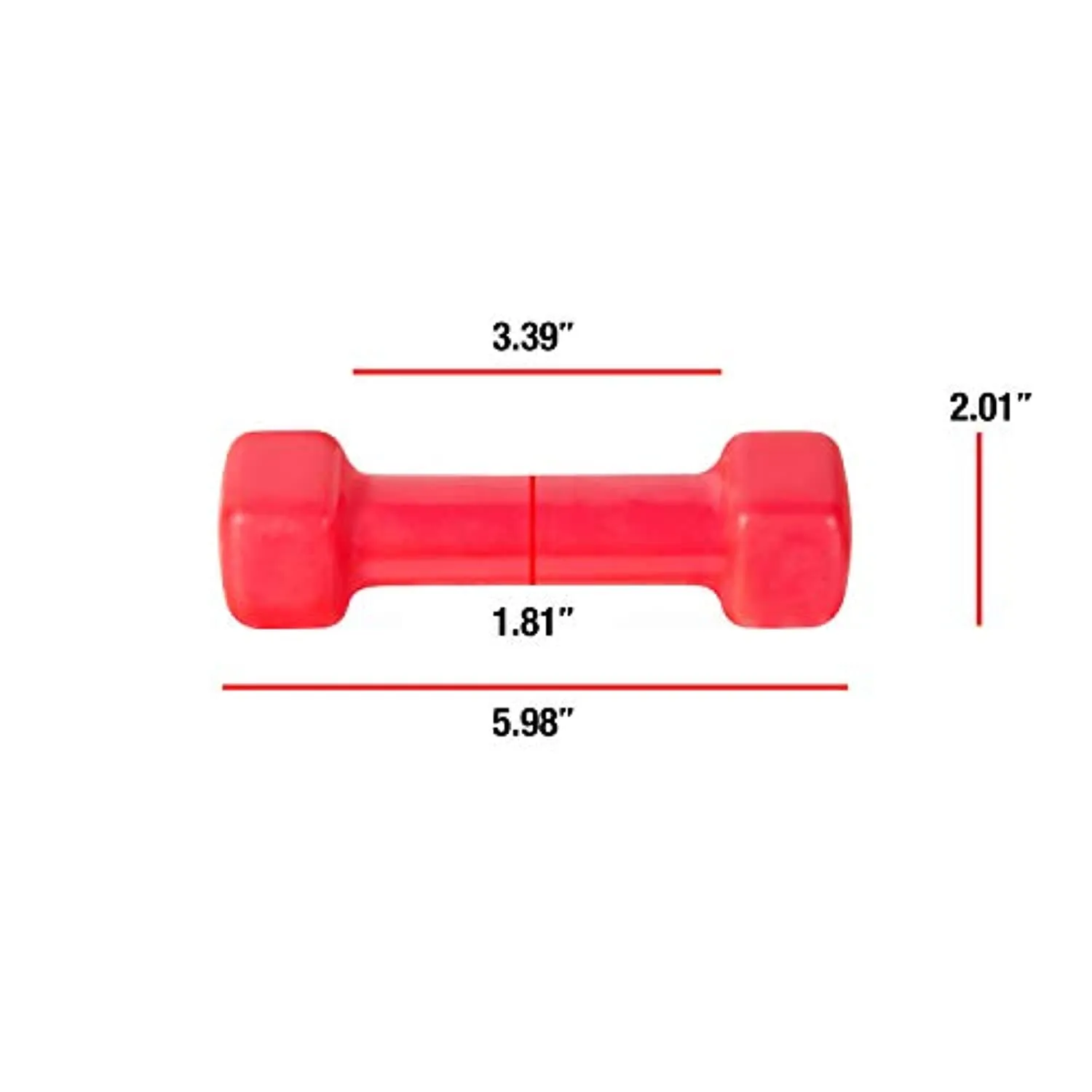 AP Barbell Vinyl Coated Dumbbell | 1-15 LB Single or Pair