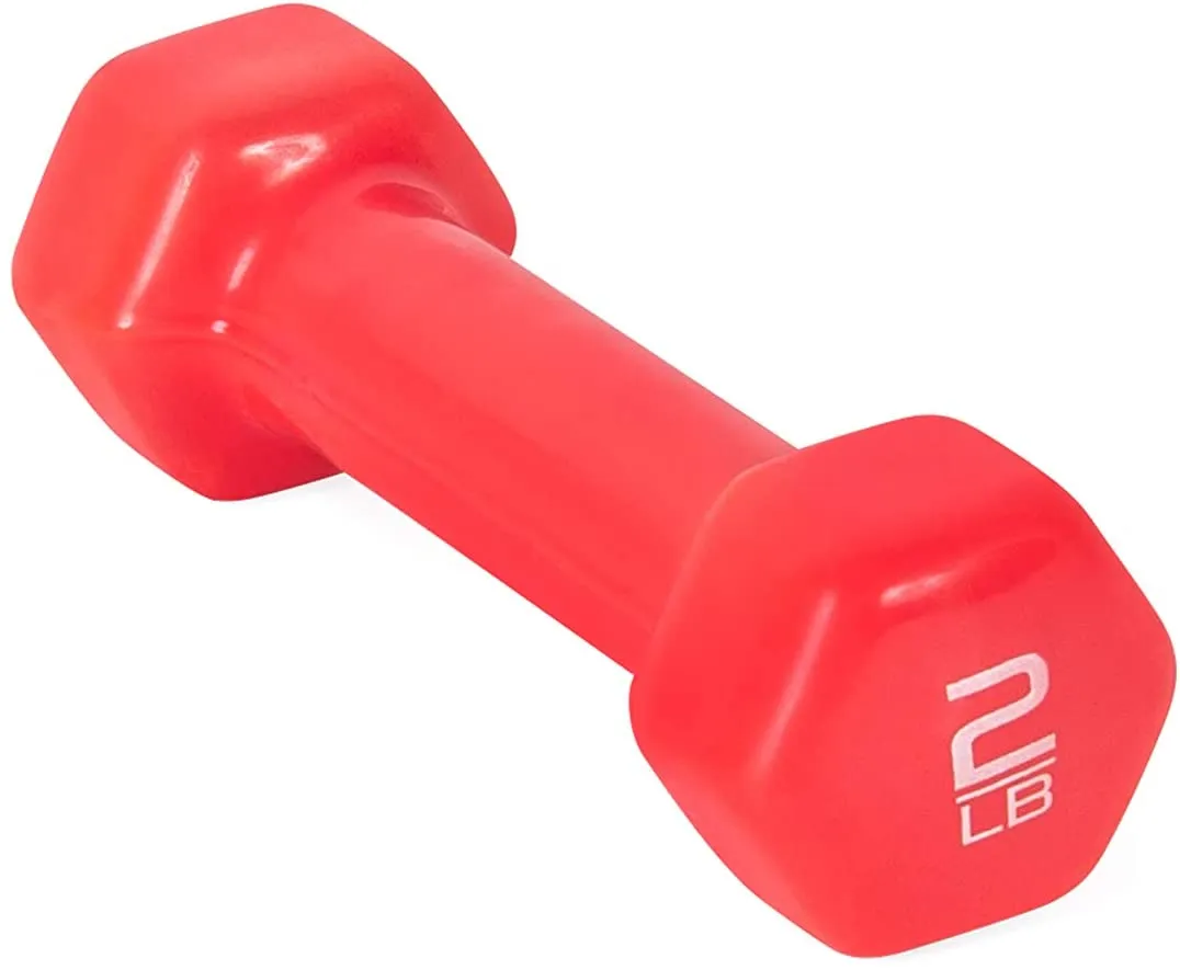AP Barbell Vinyl Coated Dumbbell | 1-15 LB Single or Pair