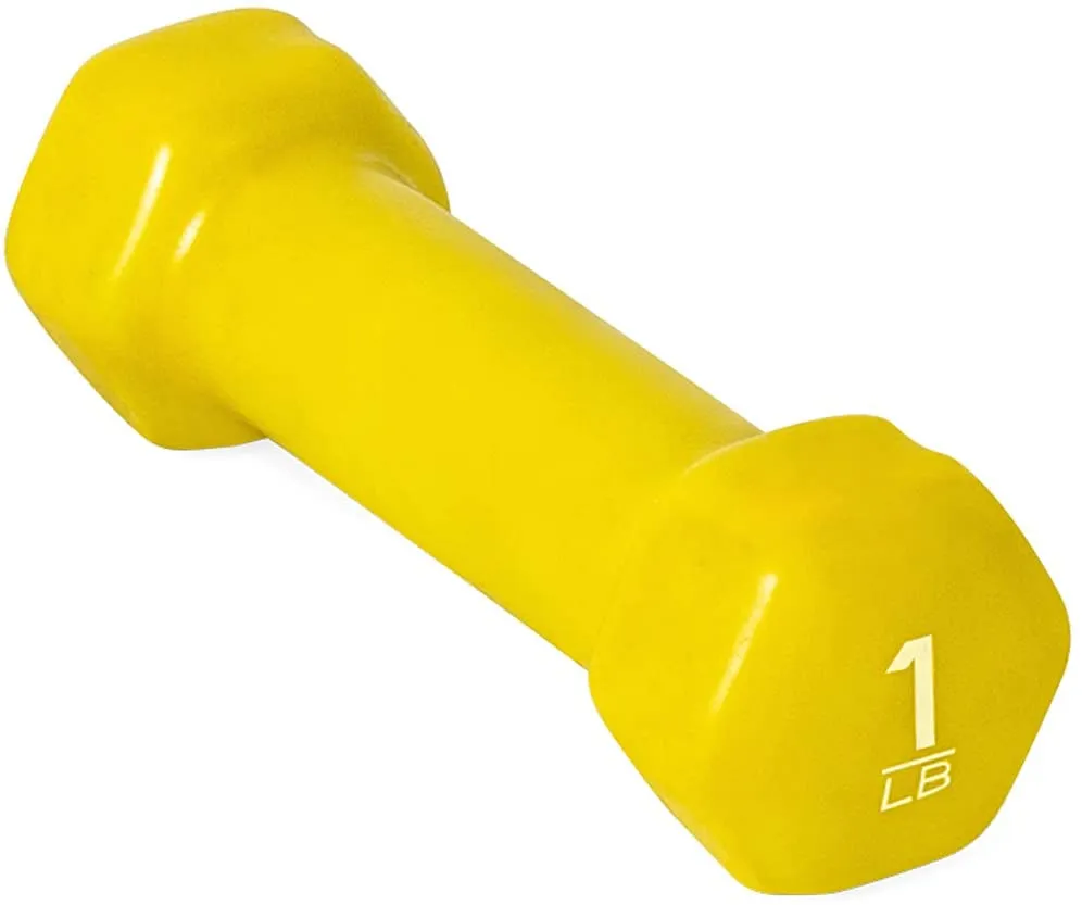 AP Barbell Vinyl Coated Dumbbell | 1-15 LB Single or Pair