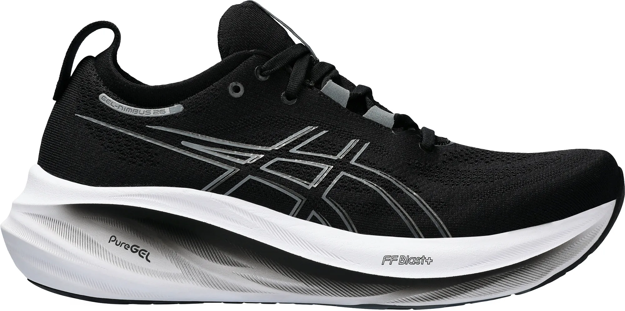 Asics Gel Nimbus 26 Mens Running Shoes - Black