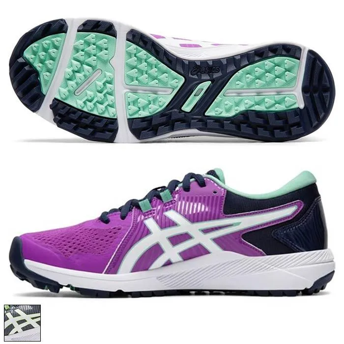 Asics Ladies GEL-COURSE GLIDE Golf Shoe 6.5 Grey/White/Mint