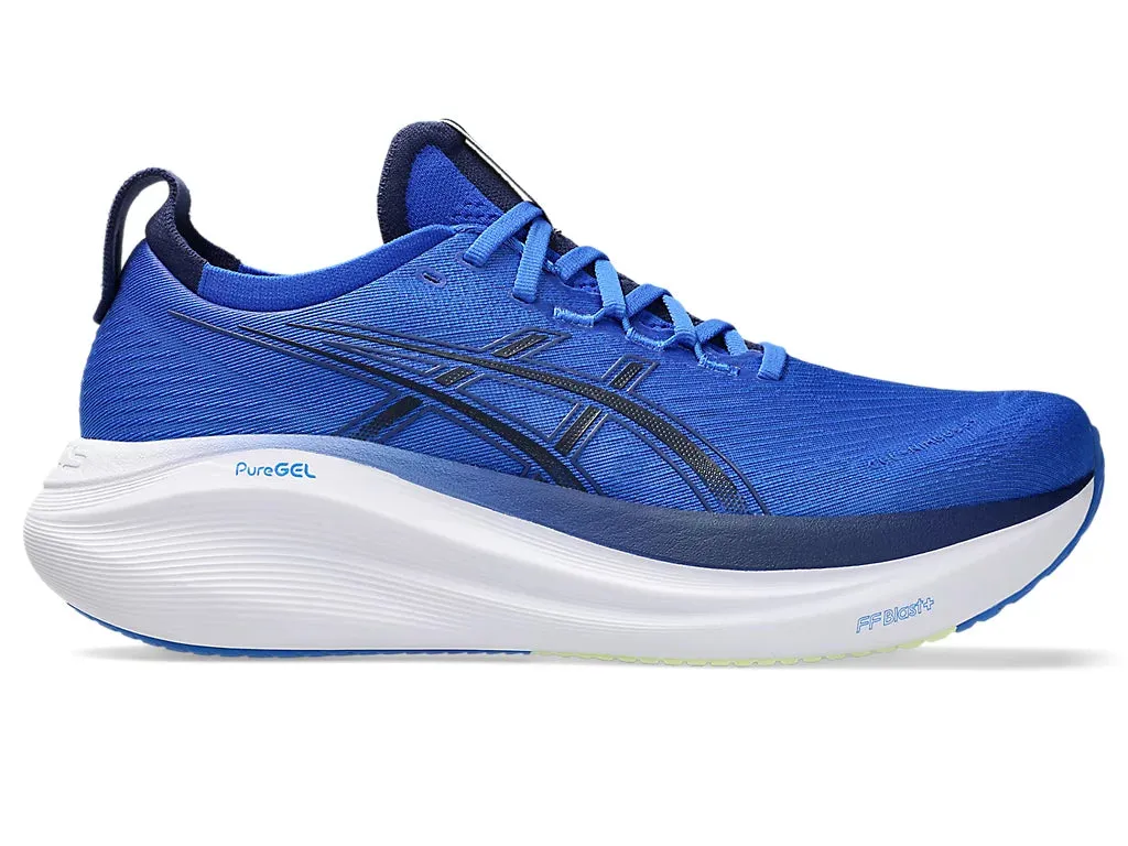 Asics Men's GEL-NIMBUS 27 Running Shoes in Illusion Blue/Indigo Blue