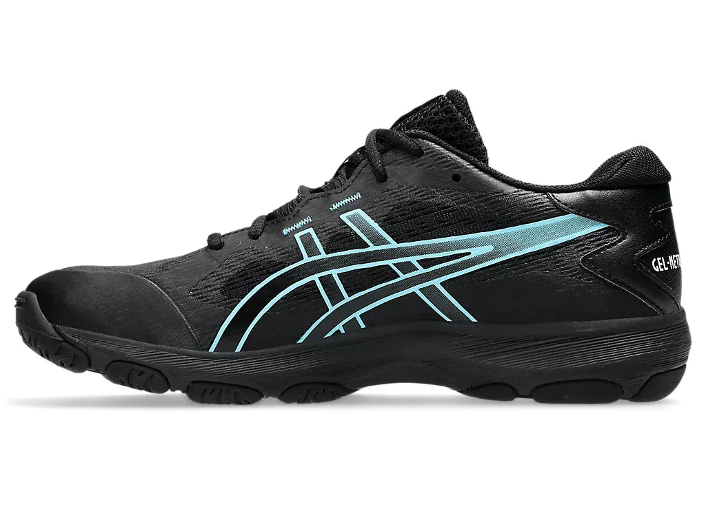Asics Womens Gel-Netburner Academy 9 Black/ Bright Cyan Netball Shoe