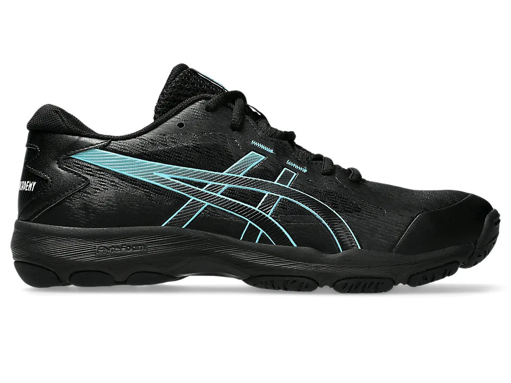 Asics Womens Gel-Netburner Academy 9 Black/ Bright Cyan Netball Shoe