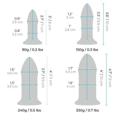 b-Vibe - Glass Anal Dilators Set