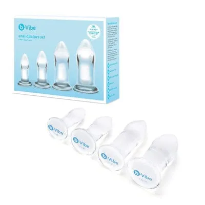 b-Vibe - Glass Anal Dilators Set