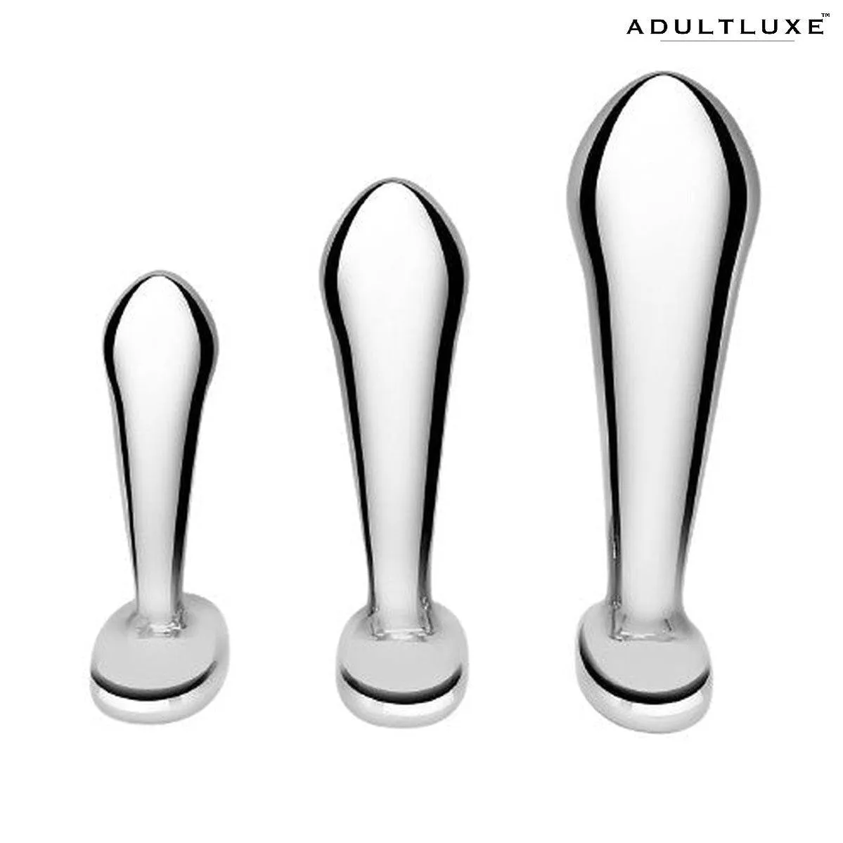 B-Vibe Stainless Steel P-Spot Training Set