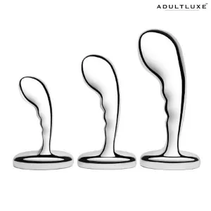 B-Vibe Stainless Steel P-Spot Training Set