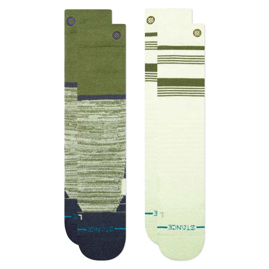Backside Mid Snow OTC Socks - 2 Pack