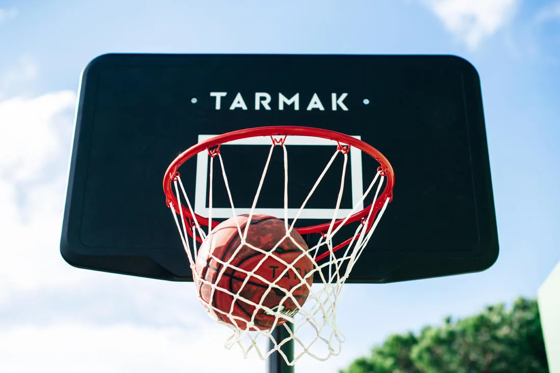 Basketball Hoop with Adjustable Stand (from 2.20 to 3.05m) B100 - Black