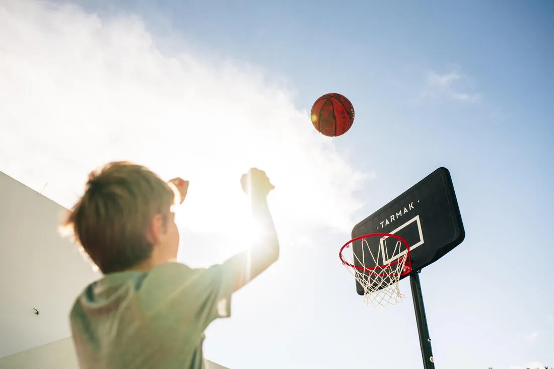 Basketball Hoop with Adjustable Stand (from 2.20 to 3.05m) B100 - Black