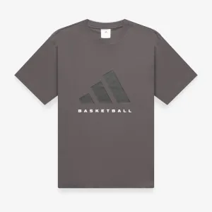 Basketball Logo T-Shirt - Grey Strata