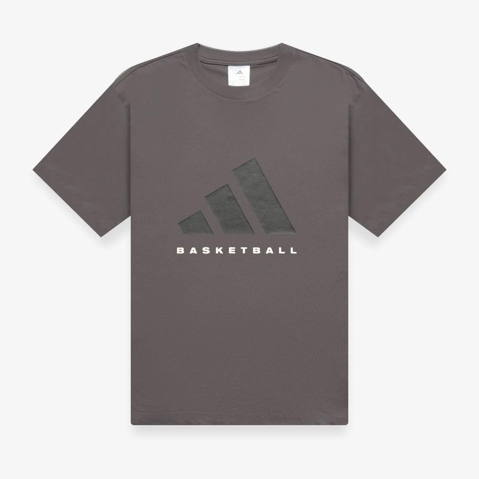 Basketball Logo T-Shirt - Grey Strata