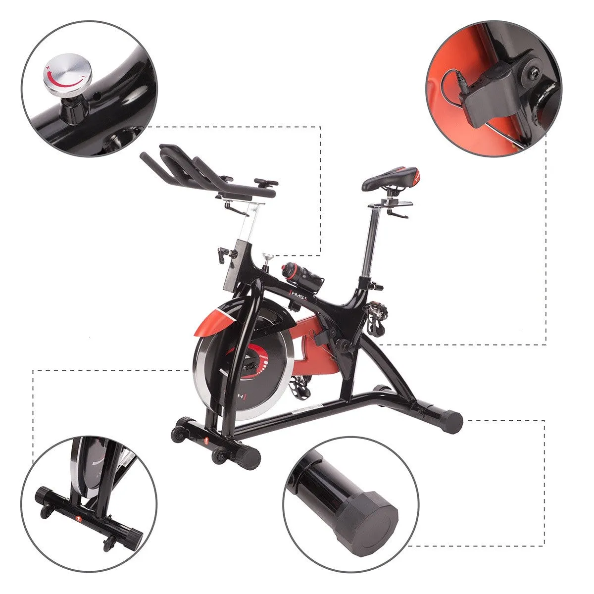 BICICLETA INDOOR CYCLING HMS SW8902N