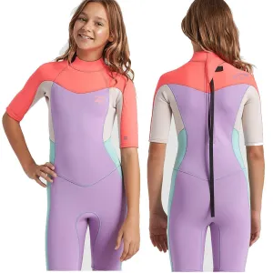 BILLABONG 2/2MM TEEN SYNERGY SPRINGSUITS BRIGHT ORCHARD