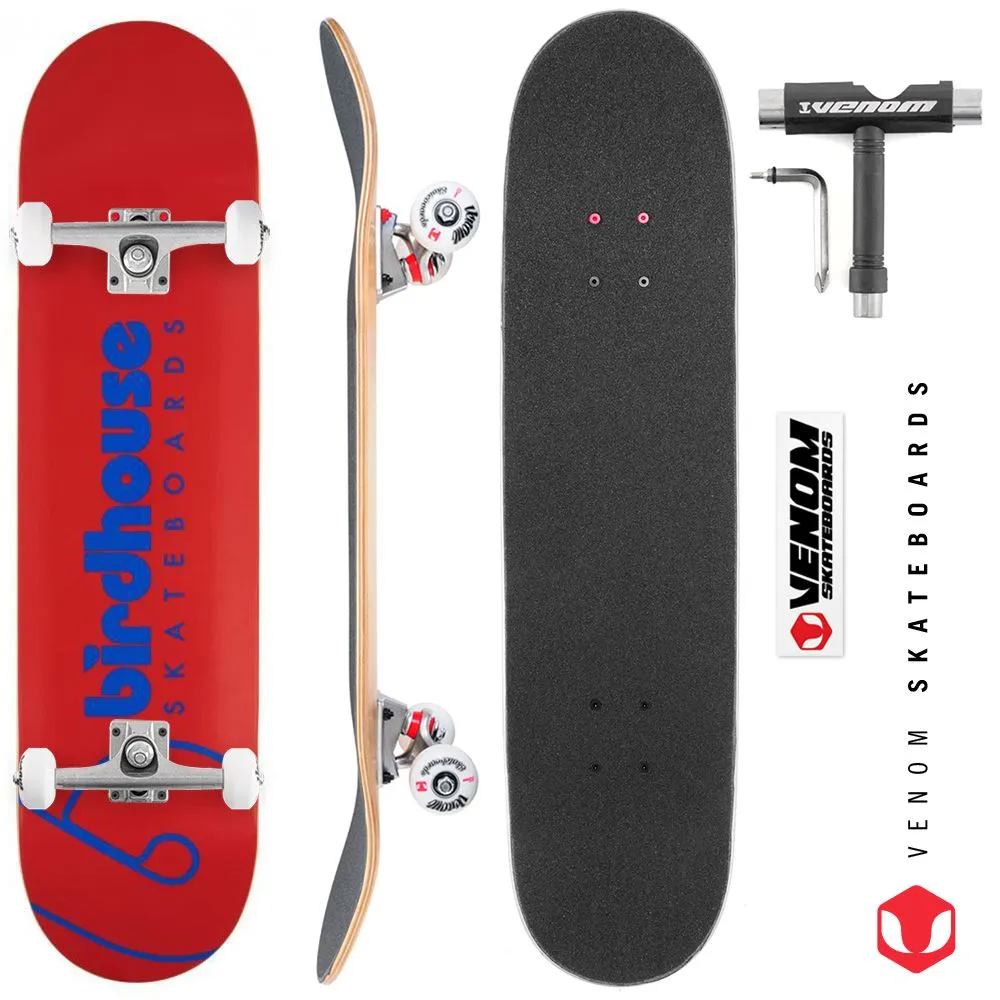 Birdhouse Logo Team Logo Custom Complete Skateboard - 7.75"