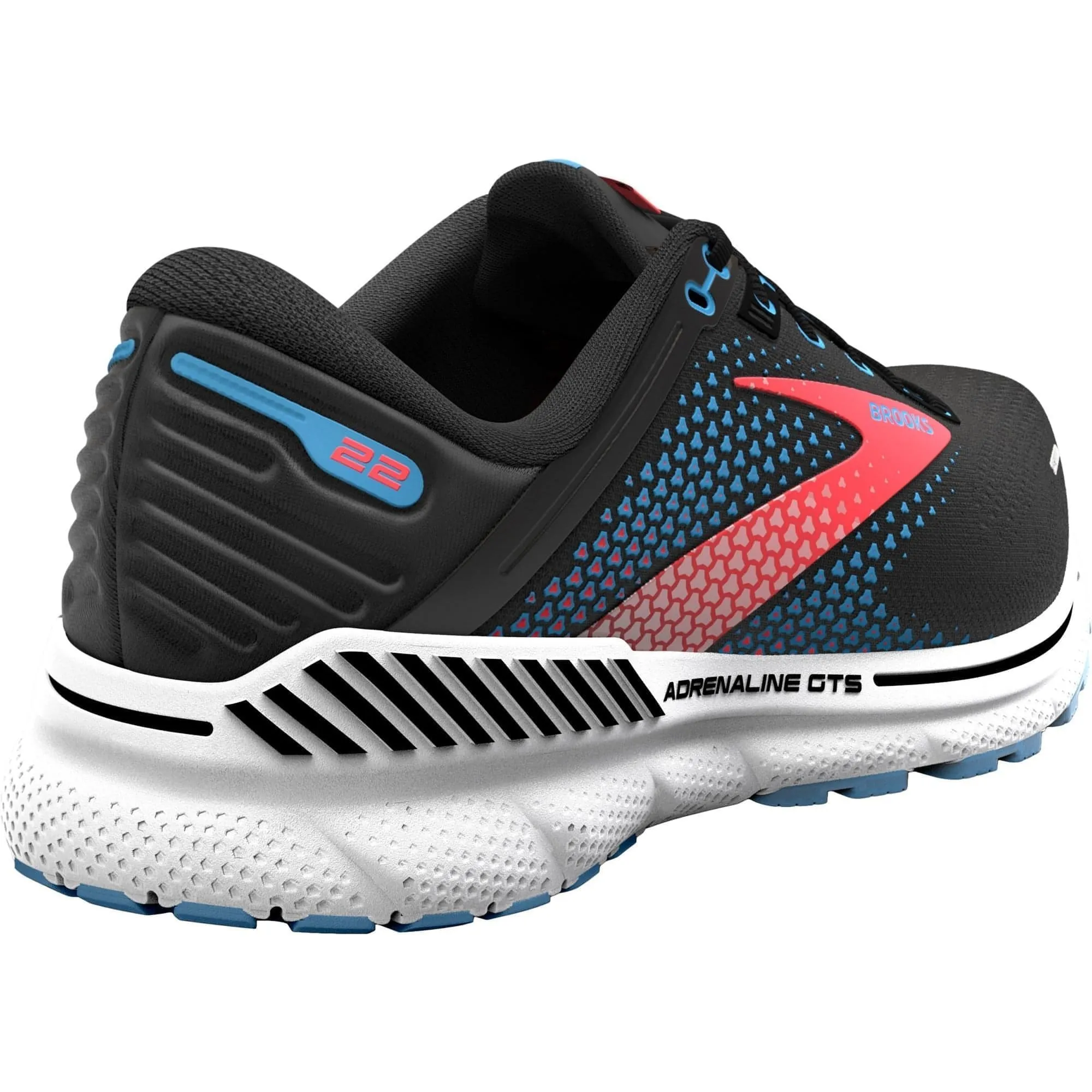 Brooks Adrenaline GTS 22 Womens Running Shoes - Black