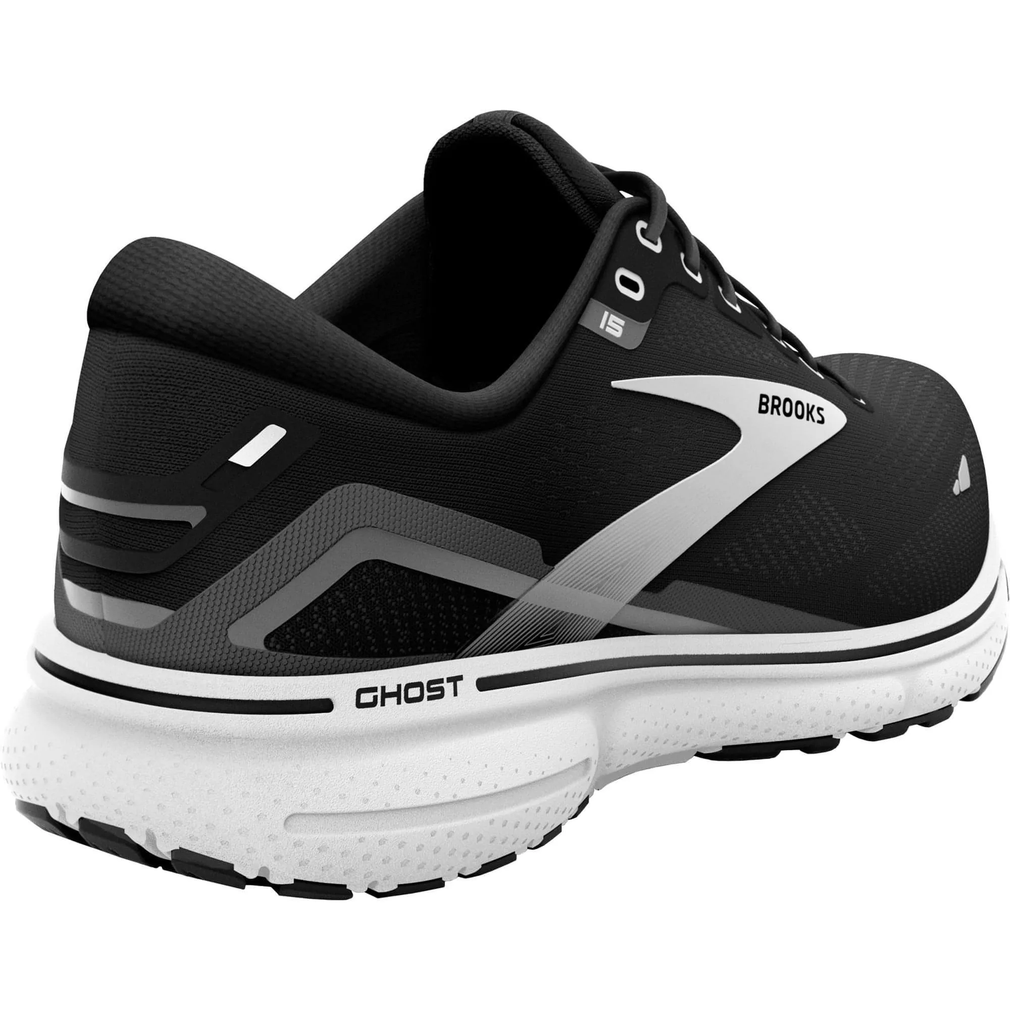 Brooks Ghost 15 Mens Running Shoes - Black