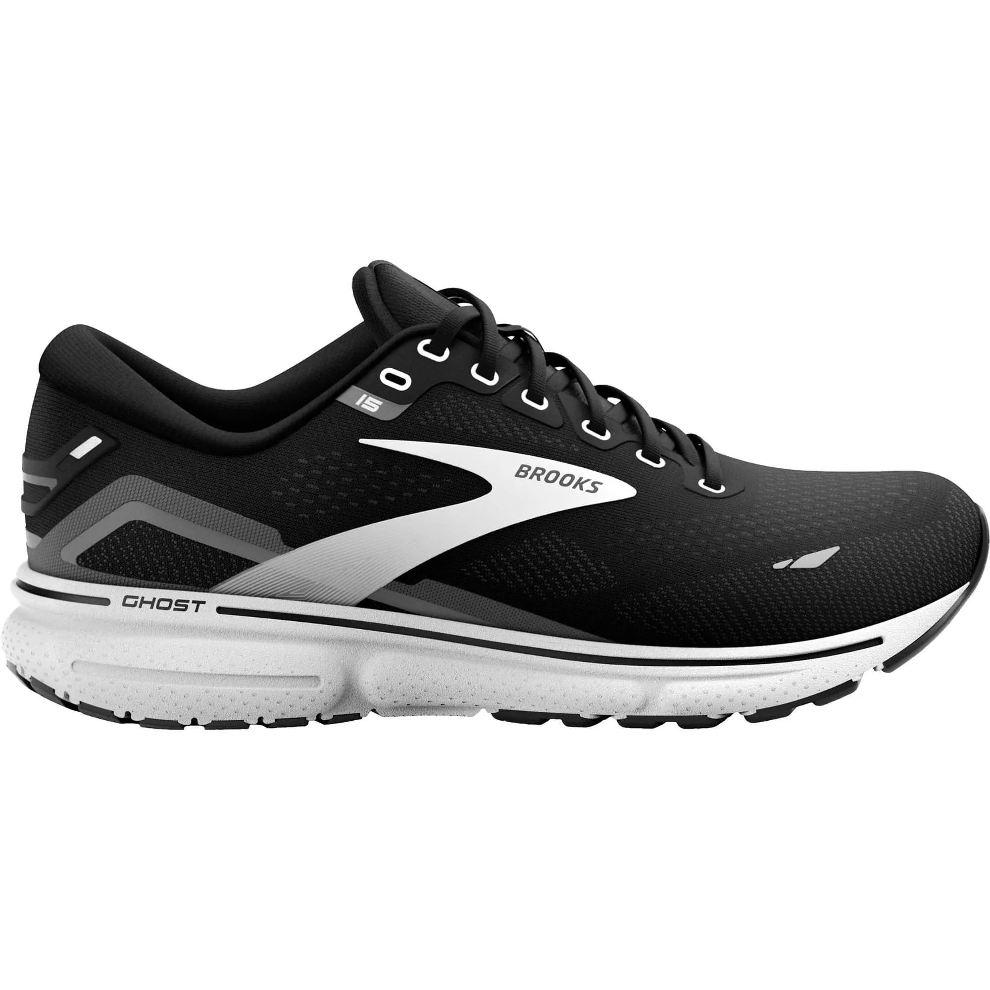 Brooks Ghost 15 Mens Running Shoes - Black