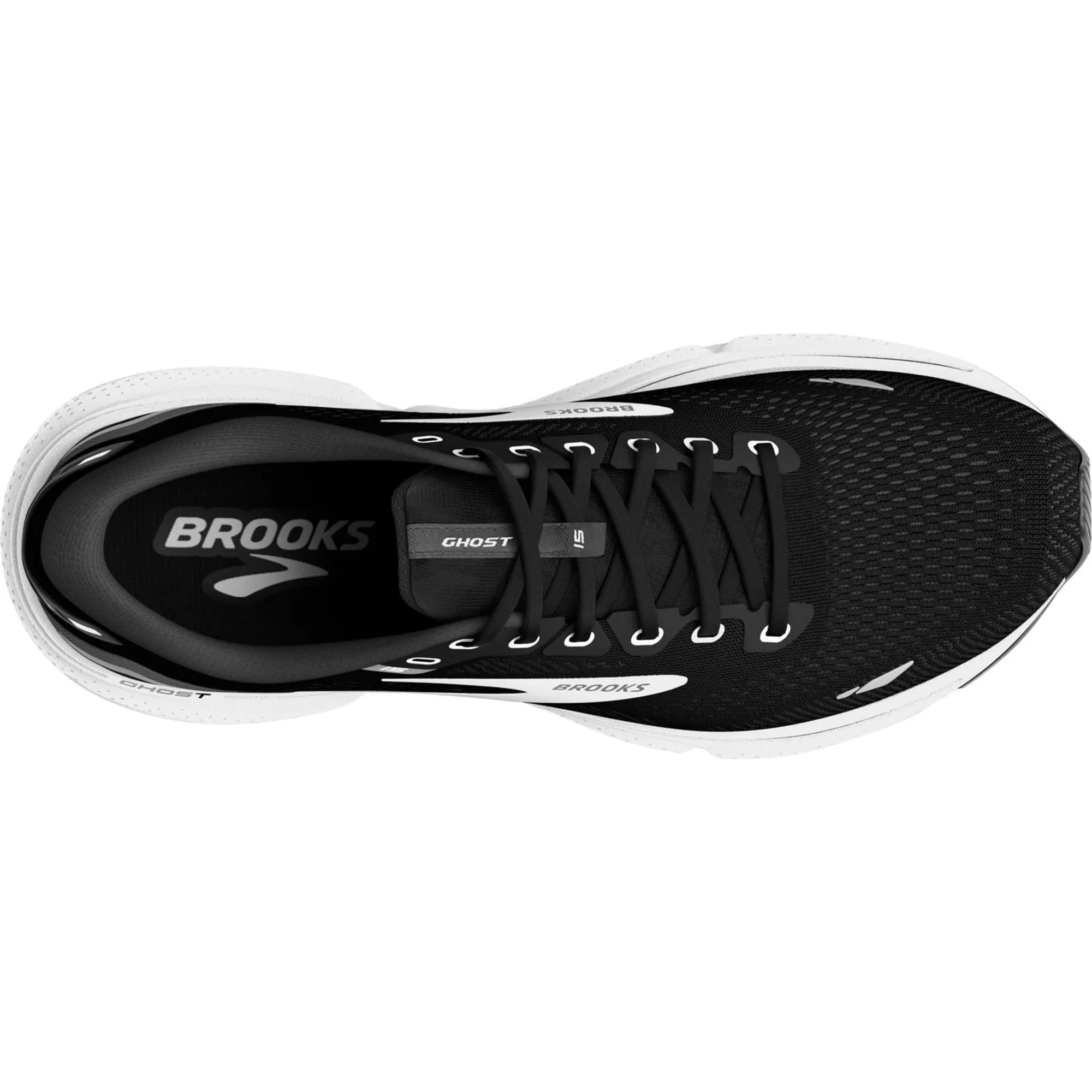 Brooks Ghost 15 Mens Running Shoes - Black