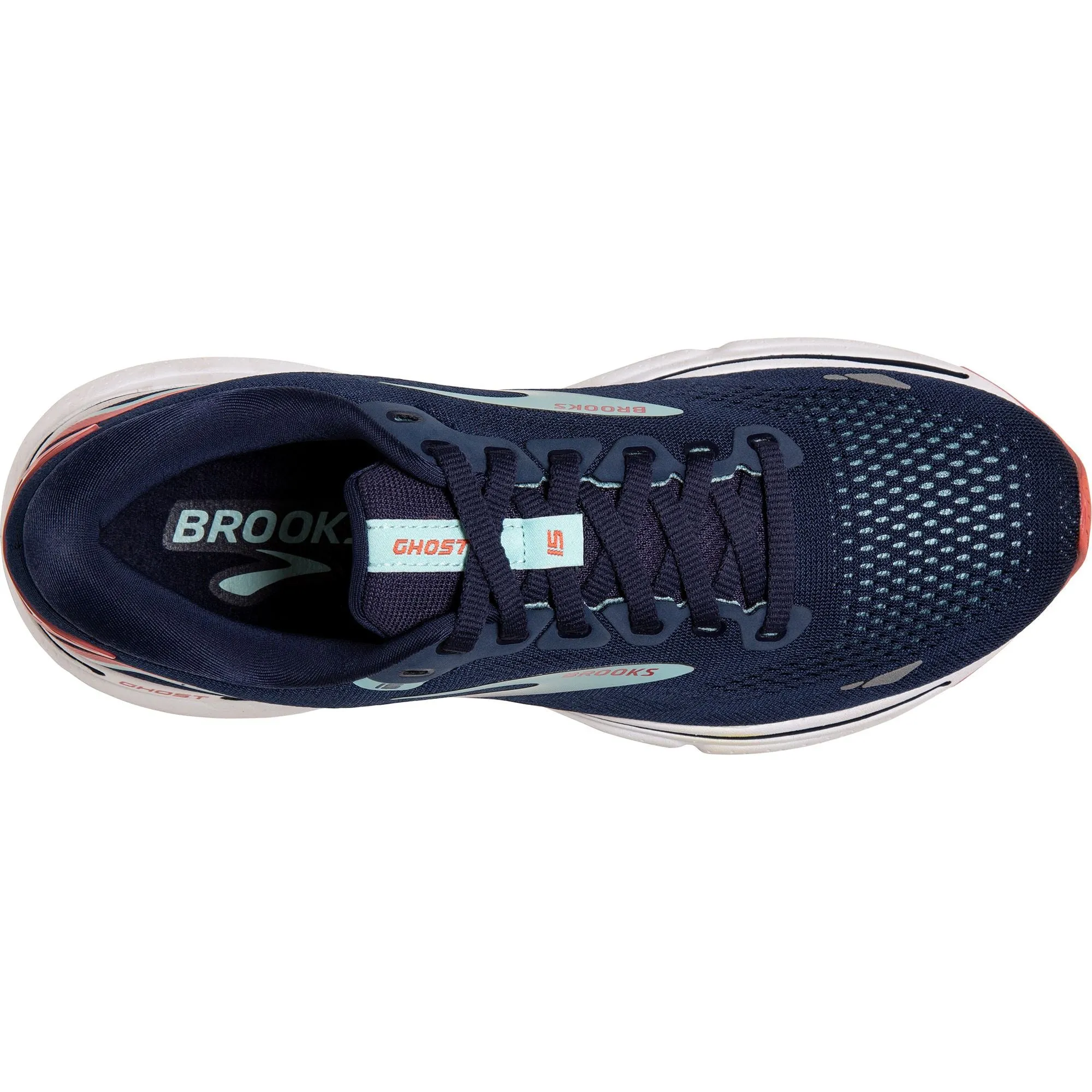 Brooks Ghost 15 Womens Running Shoes - Navy